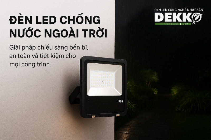 Đèn LED chống nước ngoài trời
