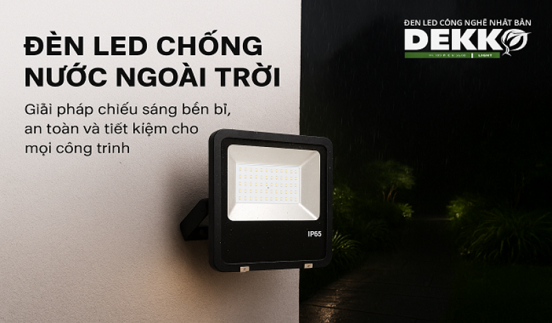 Đèn LED chống nước ngoài trời