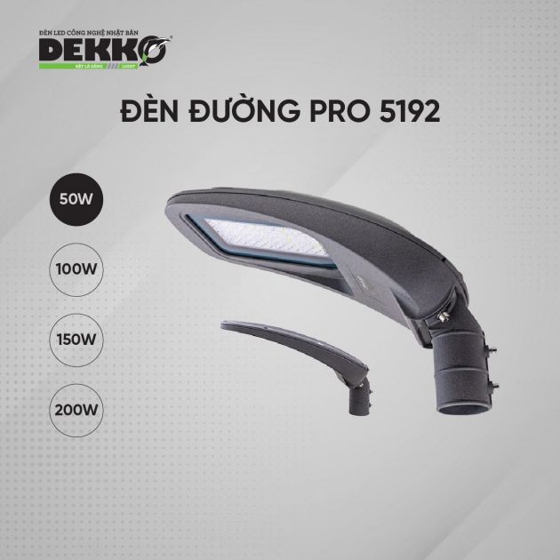 ĐÈN ĐƯỜNG PRO 5192 - BẢO HÀNH 5 NĂM