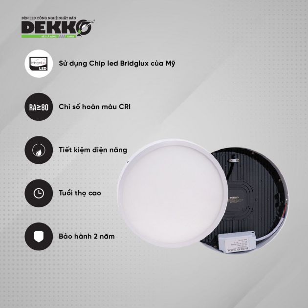 Đèn LED ốp trần nổi 6W 1342