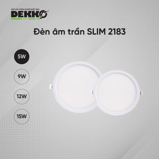 Đèn LED âm trần siêu mỏng 2183 1265