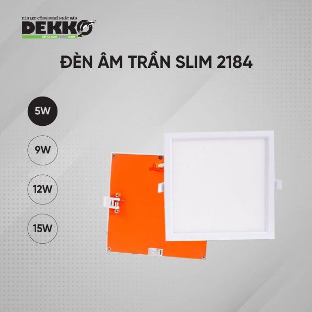 Đèn LED âm trần siêu mỏng 2184 1388